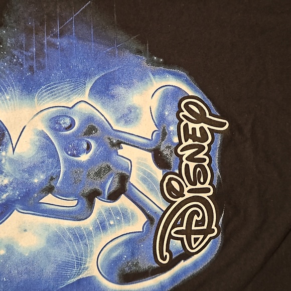 DISNEY 2022 Mickey Mouse graphic tee circuit board castle Sm. UNISEX EUC - Picture 5 of 5